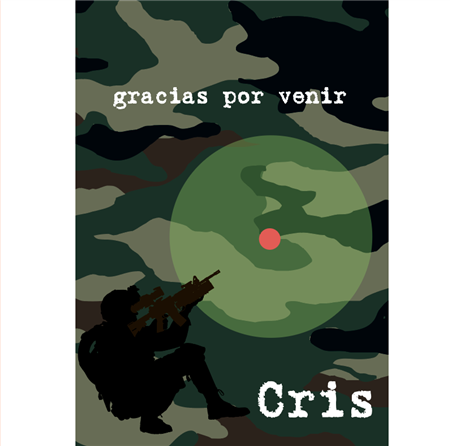 Stickers rect. gdes. Soldaditos 16u Pers